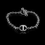 10MM Single-Link Bracelet in 18K white gold