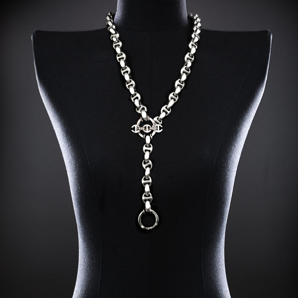15mm Open-Link™ Necklace - 30" in sterling silver