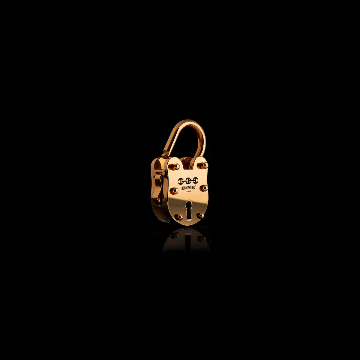 19mm Lock pendant in 18K rose gold
