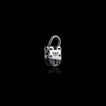 19mm Lock pendant in 18K white gold