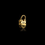 19mm Lock pendant in 18K yellow gold by HOORSENBUHS®