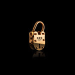 25mm Lock pendant in 18K rose gold