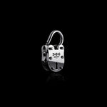 25mm Lock pendant in 18K white gold