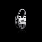 30mm Lock pendant in 18K white gold