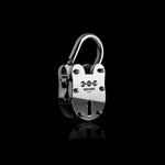 35mm Lock pendant in sterling silver by HOORSENBUHS®