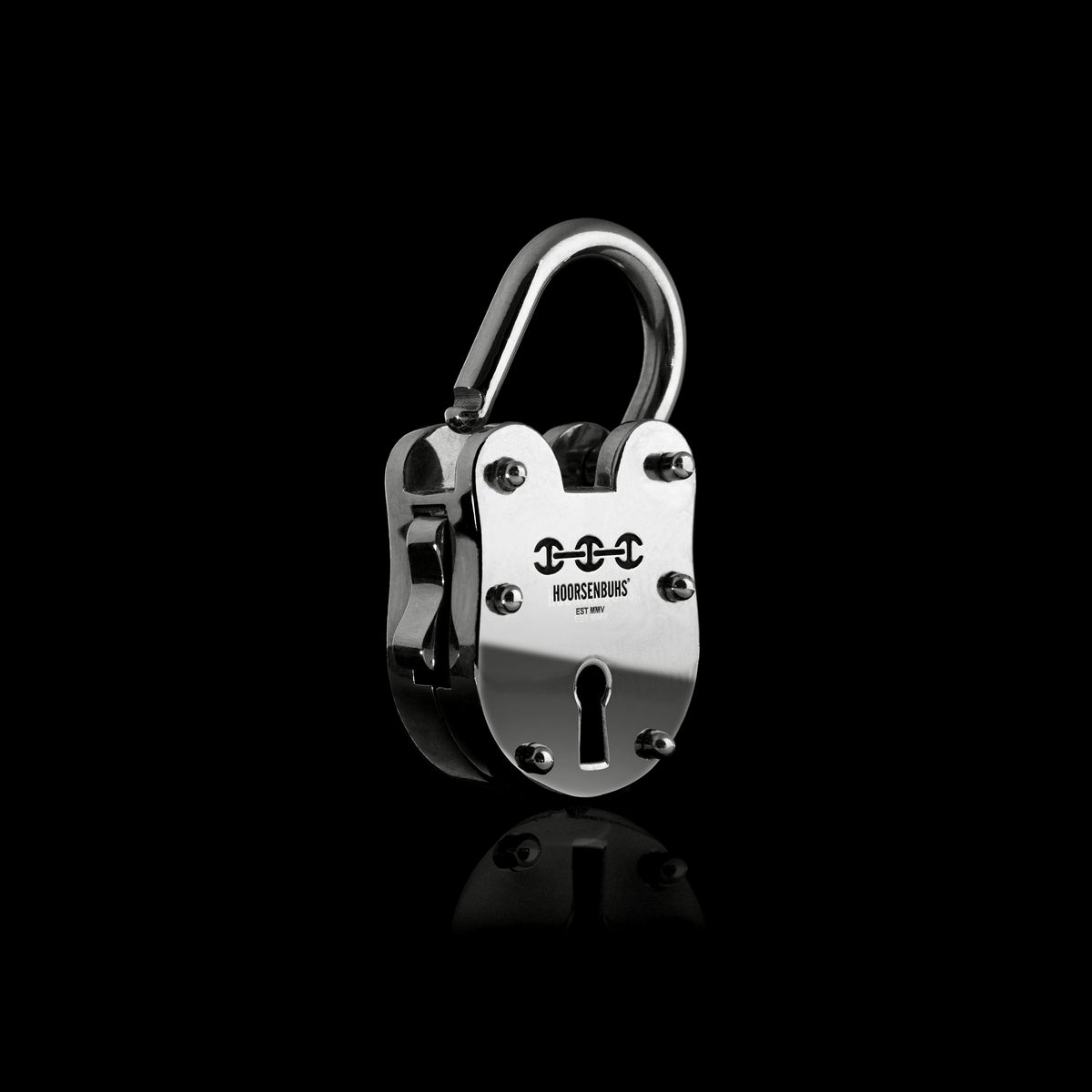 35mm Lock pendant in sterling silver by HOORSENBUHS®