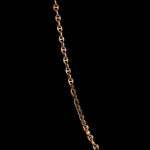 3mm Open-Link™ Necklace with Diamond Pendant - 30" in 18K gold, view 5