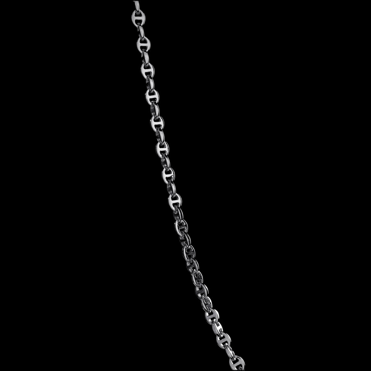 3mm Open-Link™ Necklace with Diamond Pendant - 30" in 18K gold, view 7