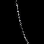 3mm Open-Link™ Necklace with Diamond Pendant - 26" in 18K gold, view 6