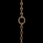 3mm Open-Link™ Necklace with Diamond Pendant - 42" in 18K rose gold, view 2