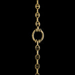 3mm Open-Link™ Necklace with Diamond Pendant - 30" in 18K yellow gold, view 2