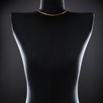 3mm Open-Link™ Necklace with Diamond Pendant - 16" in 18K rose gold