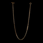 3mm Open-Link™ Necklace with Diamond Pendant - 26" in 18K rose gold, back view