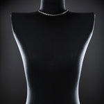 3mm Open-Link™ Necklace with Diamond Pendant - 16" in 18K white gold