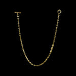3mm Open-Link™ Necklace with Diamond Pendant - 16" in 18K yellow gold by HOORSENBUHS®, back view