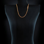 5mm Open-Link™ Necklace with Diamond Pendant - 26" in 18K rose gold