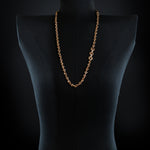 5mm Open-Link™ Necklace with Diamond Pendant - 30" in 18K rose gold