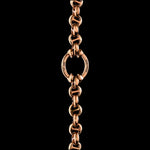 5mm Open-Link™ Necklace with Diamond Pendant - 30" in 18K rose gold, view 3