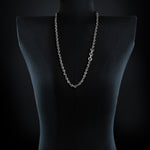 5mm Open-Link™ Necklace with Diamond Pendant - 30" in sterling silver, view 2