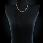 5mm Open-Link™ Necklace with Diamond Pendant - 22" in 18K white gold