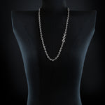 5mm Open-Link™ Necklace with Diamond Pendant - 30" in 18K white gold