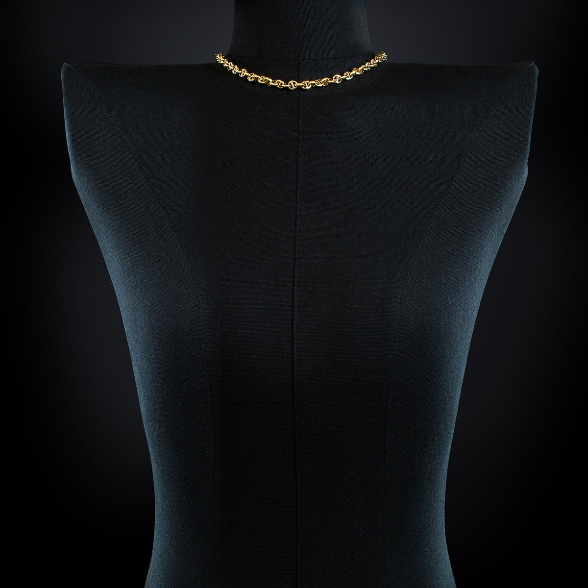 5mm Open-Link™ Necklace - 16" in 18K yellow gold