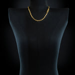 5mm Open-Link™ Necklace with Diamond Pendant - 22" in 18K yellow gold