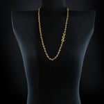 5mm Open-Link™ Necklace with Diamond Pendant - 30" in 18K yellow gold
