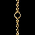 5mm Open-Link™ Necklace with Diamond Pendant - 30" in 18K yellow gold, view 3