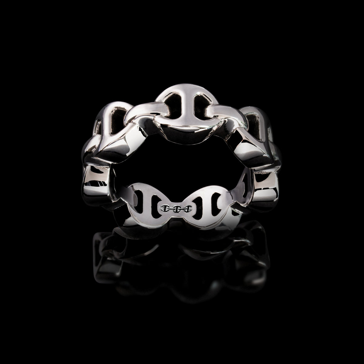 Mega Dame ring in sterling silver