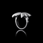Revere with Diamonds ring in 18K white gold, view 2
