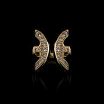 Revere with Diamonds ring in 18K yellow gold by HOORSENBUHS®