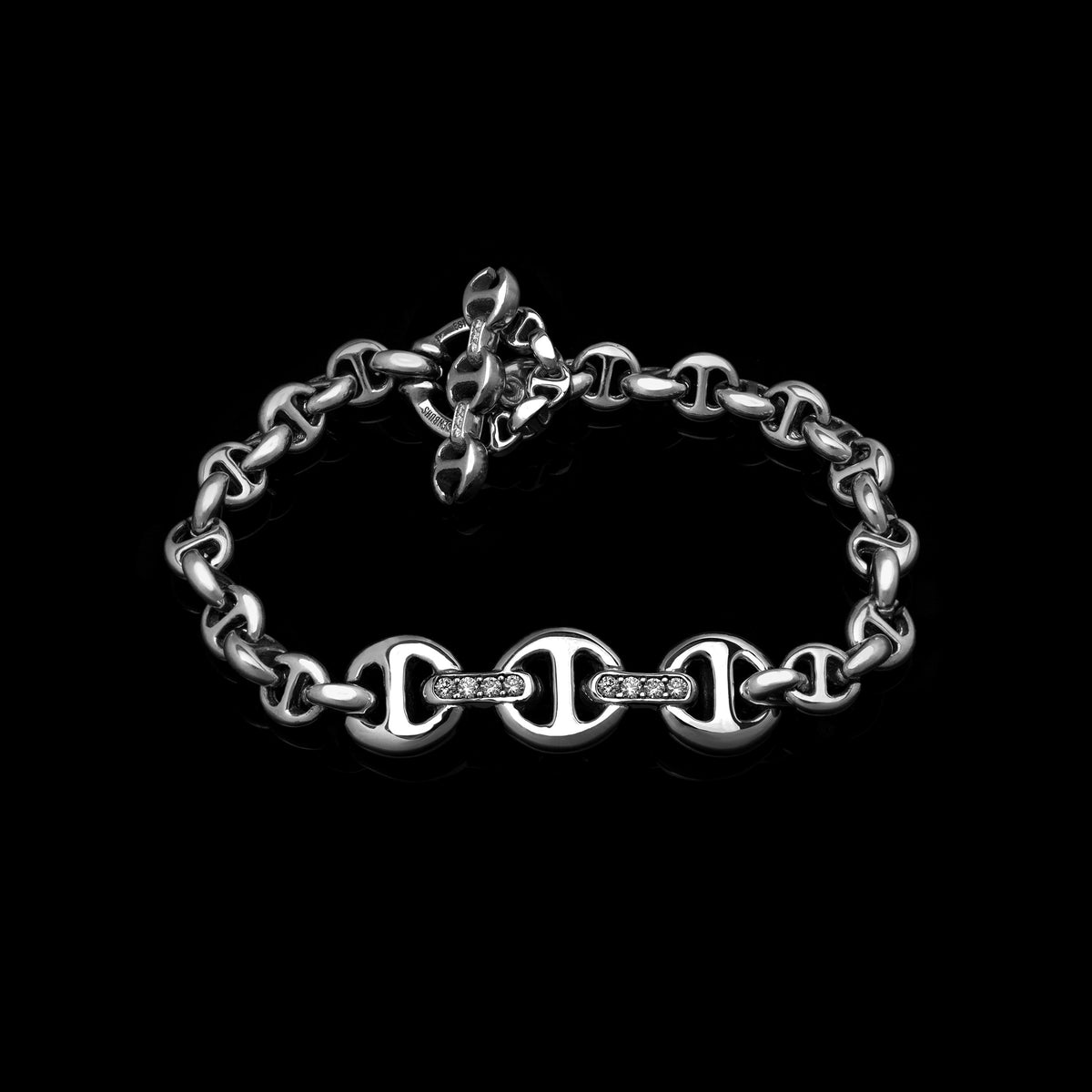 ID Bracelet in sterling silver by HOORSENBUHS®