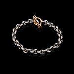 5mm Open-Link™ Bracelet - Sterling Silver in 18K rose gold