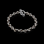5mm Open-Link™ Bracelet - Sterling Silver in 18K white gold