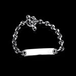 5mm Open-Link™ Monogram Bracelet in 18K white gold