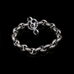 10mm Open-Link™ Bracelet - Sterling Silver in 18K white gold