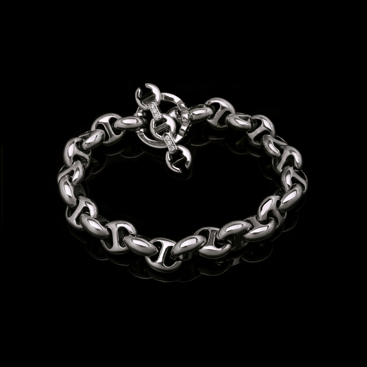 10mm Open-Link™ Bracelet in sterling silver by HOORSENBUHS®