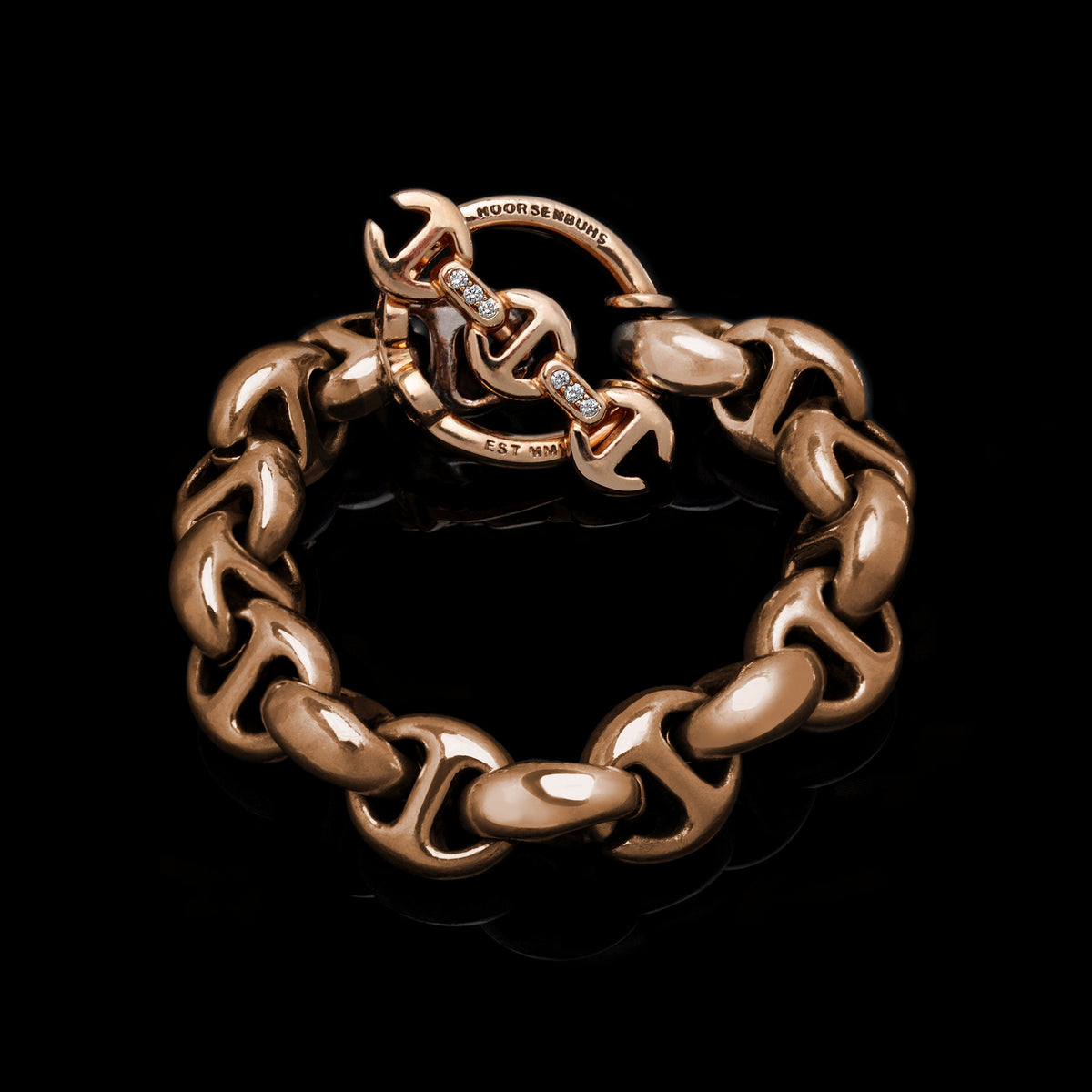 15mm Open-Link™ Bracelet in 18K rose gold