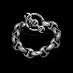 15mm Open-Link™ Bracelet - Sterling Silver in 18K white gold