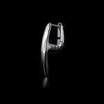 Mini Axe earrings in 18K white gold