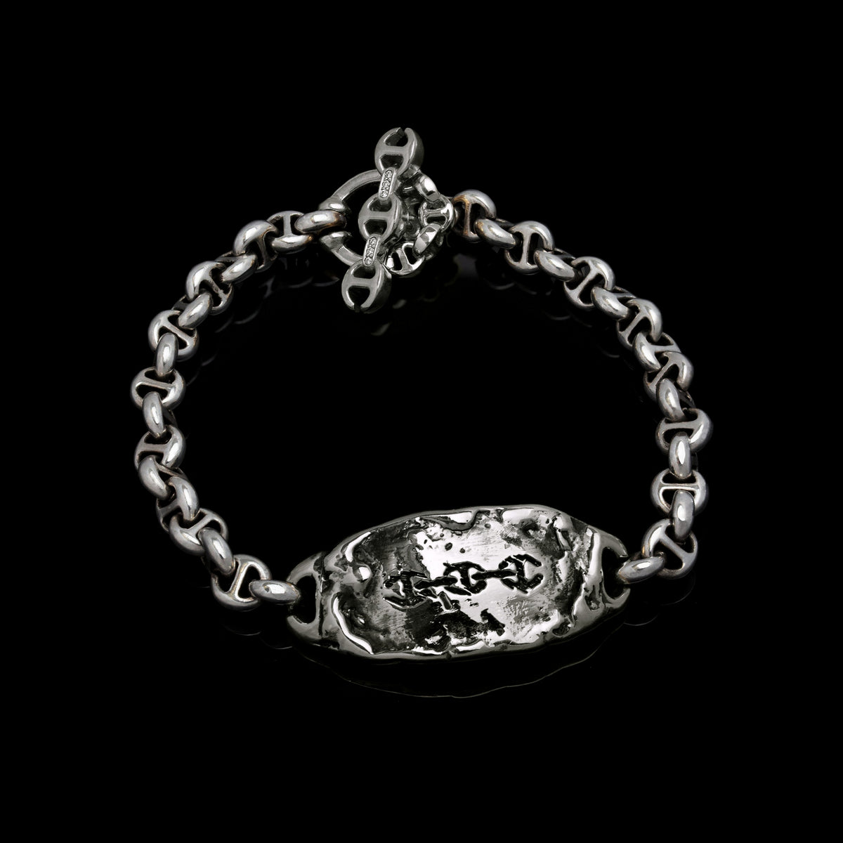 Rgk Sacred Plate Bracelet in sterling silver by HOORSENBUHS®