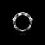 Verloop with Diamonds ring in 18K white gold, view 3