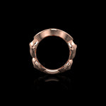 Verloop ring in 18K rose gold, view 3