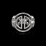 Verloop ring in 18K white gold, view 2