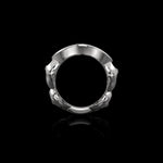 Verloop ring in 18K white gold, view 3