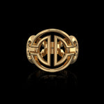 Verloop ring in 18K yellow gold