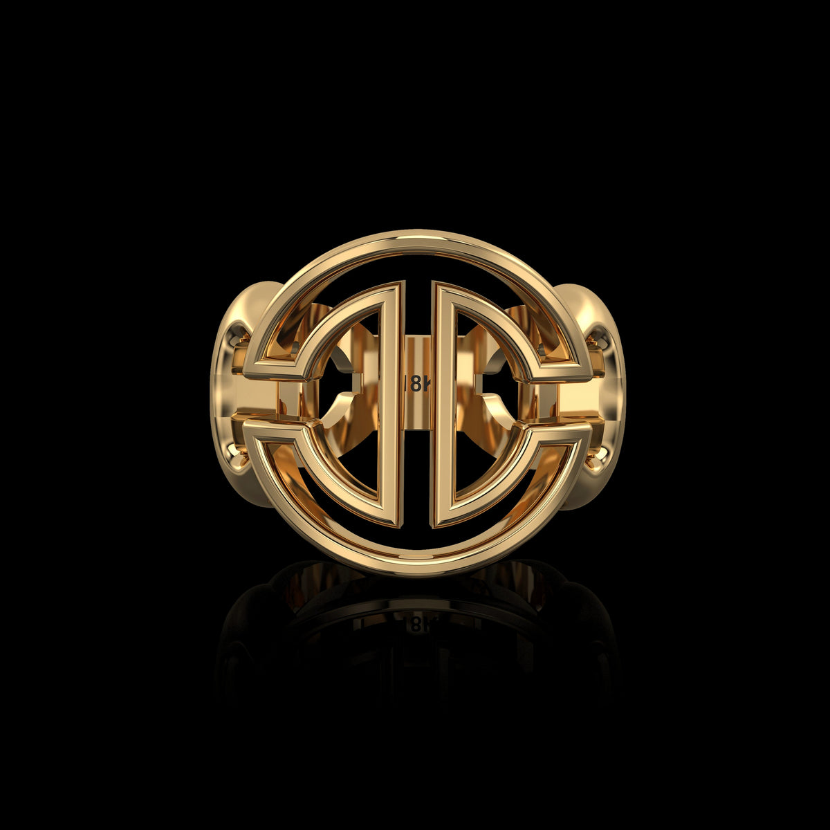 Verloop ring in 18K yellow gold