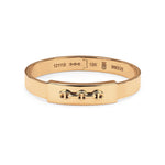 Slot Cuff in 18K yellow gold by HOORSENBUHS®