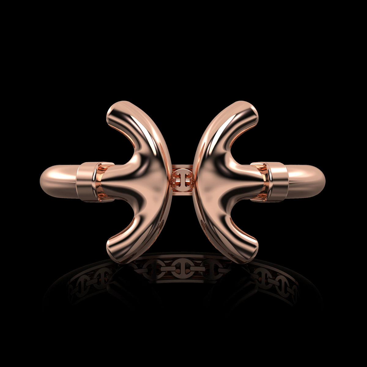 Revere Cuff in 18K rose gold